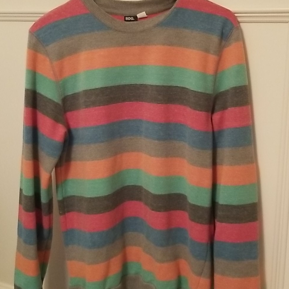 Sweater, multi colored, mens